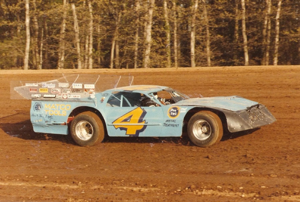 A photo of Mike Clark's #4 he raced throughout the Midwest back in the 1970s and '80s.